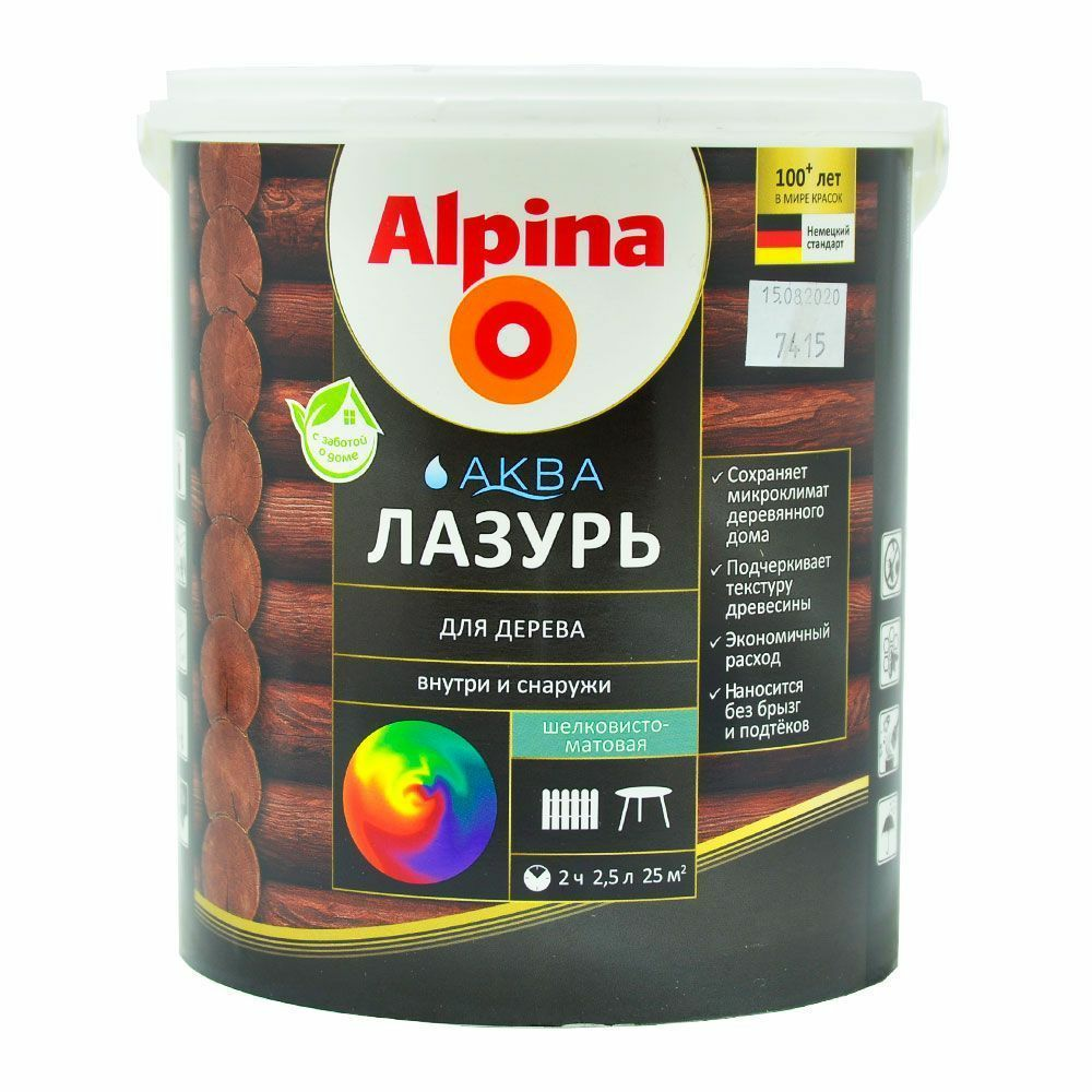 Лак Alpina Aква для дерева в Борисове