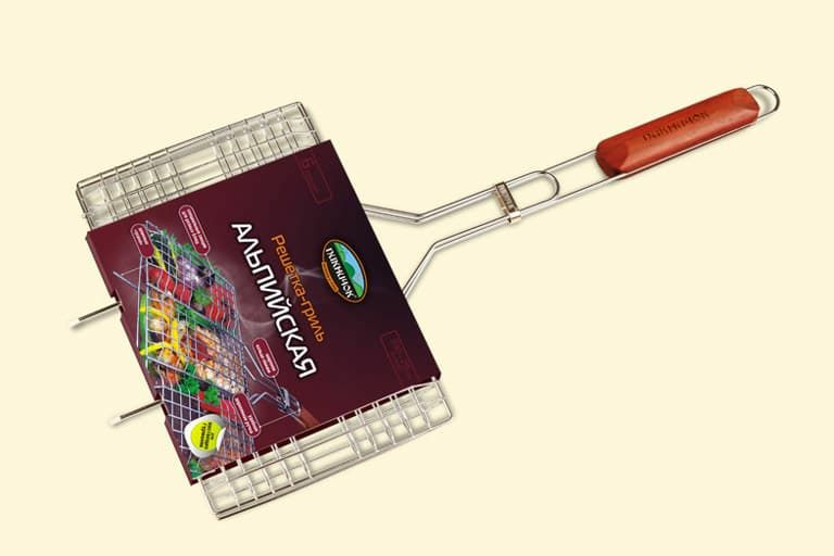 Решетка для барбекю ПИКНИЧОК Альпийская 6 секций