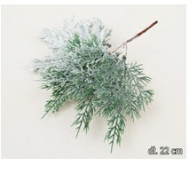 Ветка новогодняя пластиковая 22 см CV09619 (Польша) Ветка новогодняя пластиковая 22 см CV09619 (Польша)