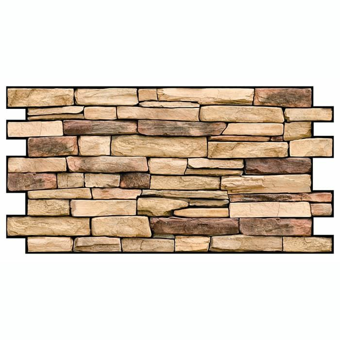 Панель ПВХ Сланец натуральный 980*498мм 