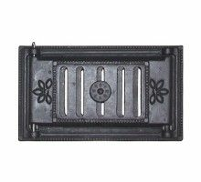 Дверка ДПК (Р) поддувальная крашенная черная 250х140 (ДП-2А) (Россия)