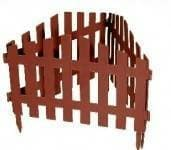 Забор декоративный Винтаж 28 х 300см терракот