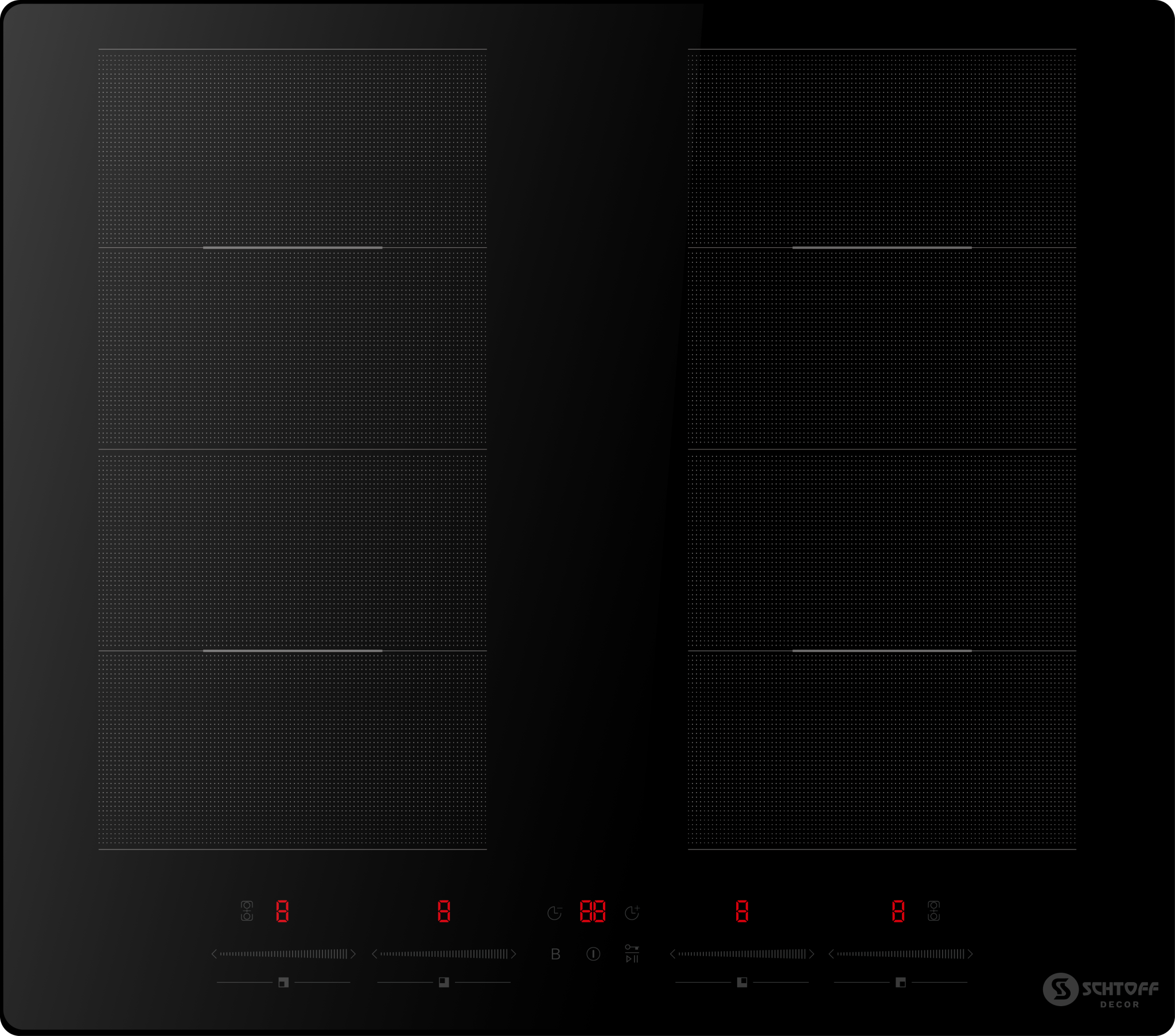 Электрическая варочная поверхность индукционная I60H14 Black (Турция)