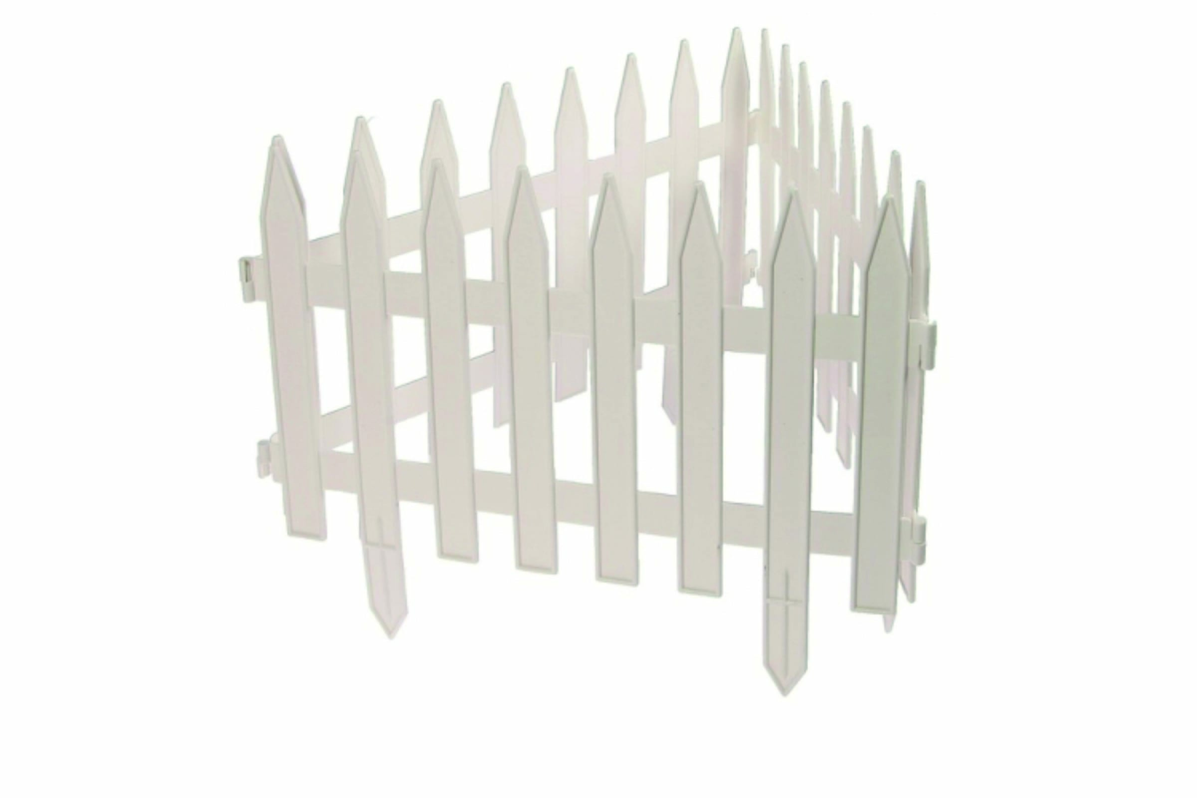 Декоративный забор Gotika N3 50012 7шт длина 3.10м белый (Беларусь)