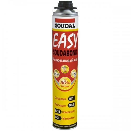 Клей универсальный полиуритановый пистолетный Soudal Easy Gun Winter 750 мл