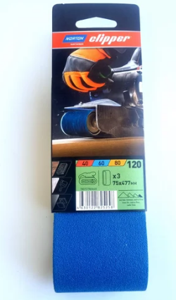 Шлифовальная лента Norton 75x457 3 шт. P120 78072780448 (Россия)