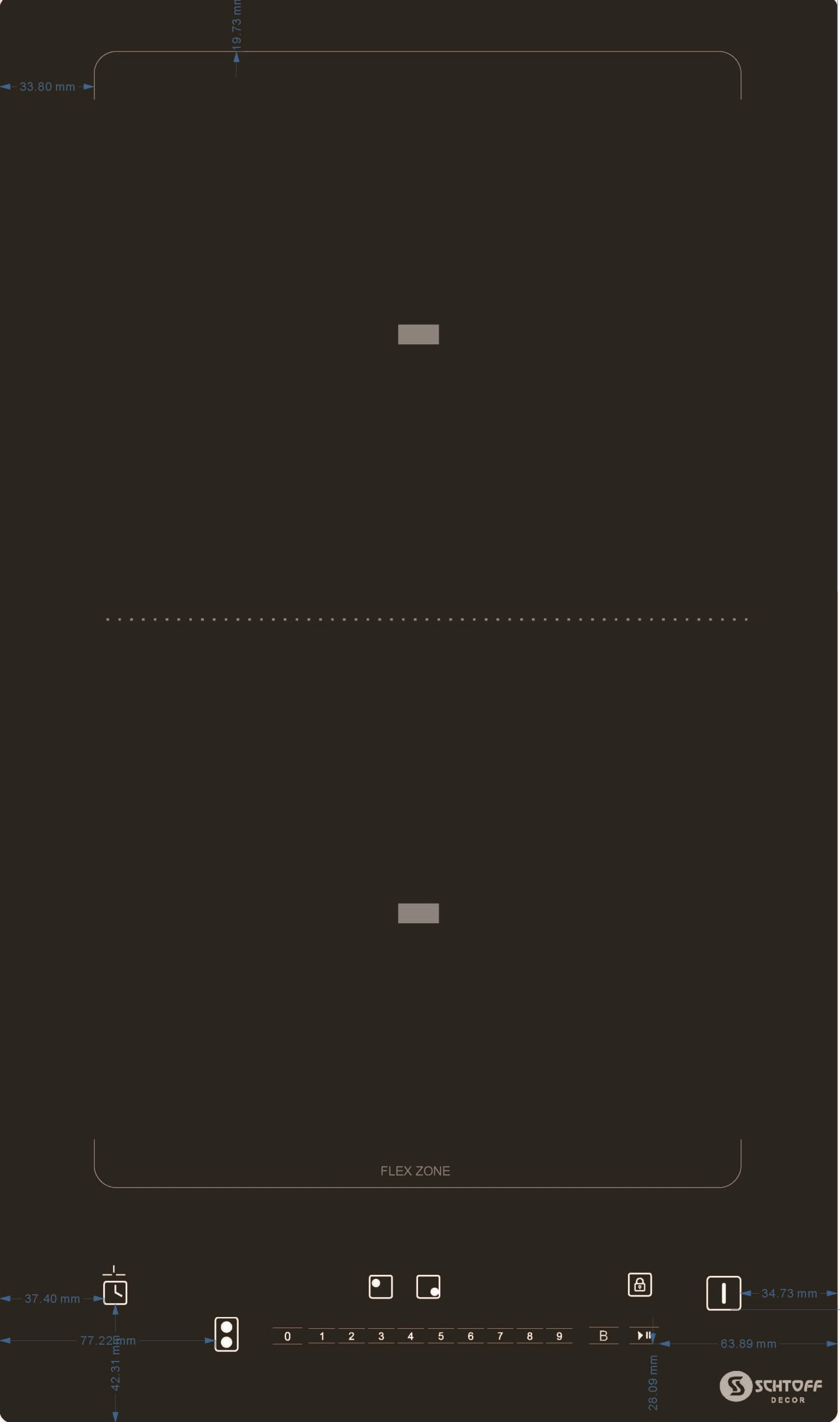 Электрическая варочная поверхность индукционная I3H02B Black (Китай)