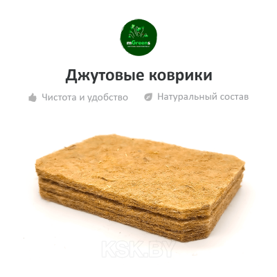 Набор для выращивания микрозелени 3 коврика + Кресс-салат, Пак-чой, Горох (Россия)