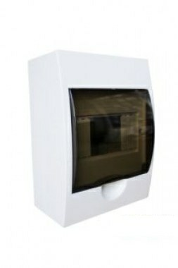 Бокс навесной пластиковый ЩРН-П  IP30 HASKI 6 модулей (Литва)