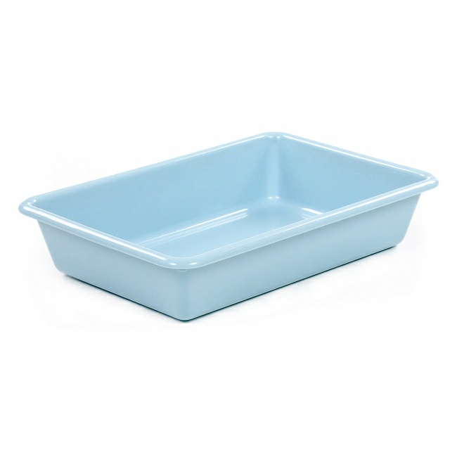 Лоток прямоугольный №8 3.5 л, 340х230х68 мм, дымчато-голубой, Полесье 05363 (Беларусь)