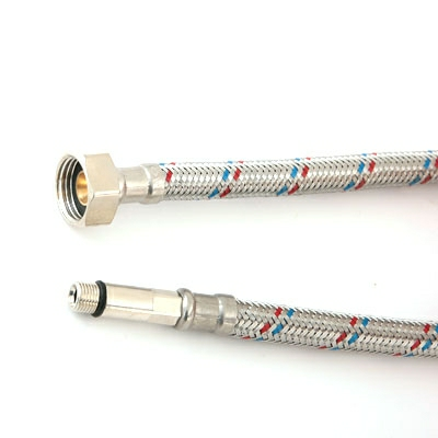 Гибкая подводка для смесителя штуцер М10-35/гайка 1/2" (Россия)