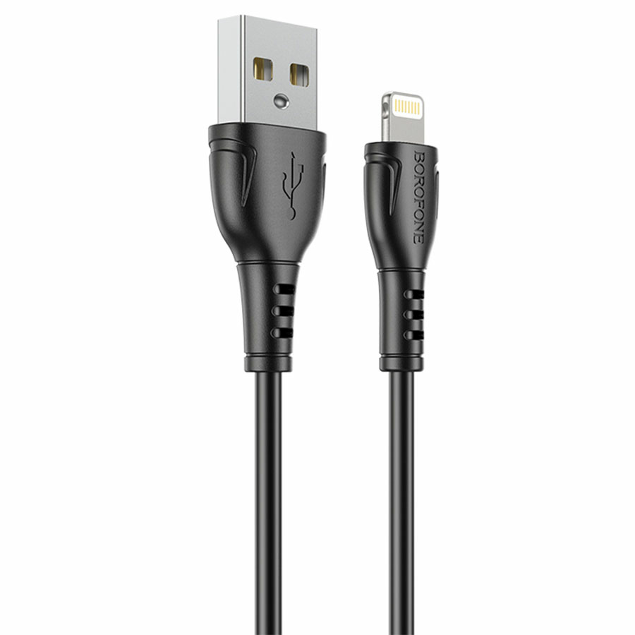 Кабель BX51 Lightning-USB 2,4A 1 метр BOROFONE (Россия)