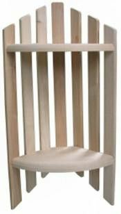 Полка угловая 2-х уровневая МП-55