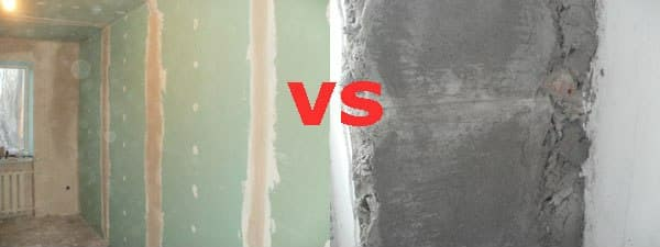 Штукатурка или гипсокартон