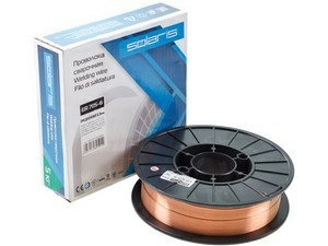 Проволока сварочная омедненная ER 70S-6 ф0,8мм 5кг (Китай)