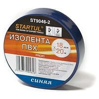 Изолента ПВХ 18ммх10м синяя STARTUL PROFI (Китай)