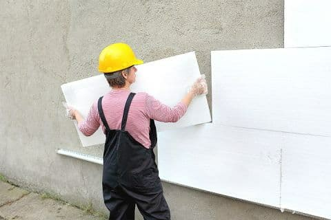 Утепление стен при помощи пенопласта Утепление стен при помощи пенопласта