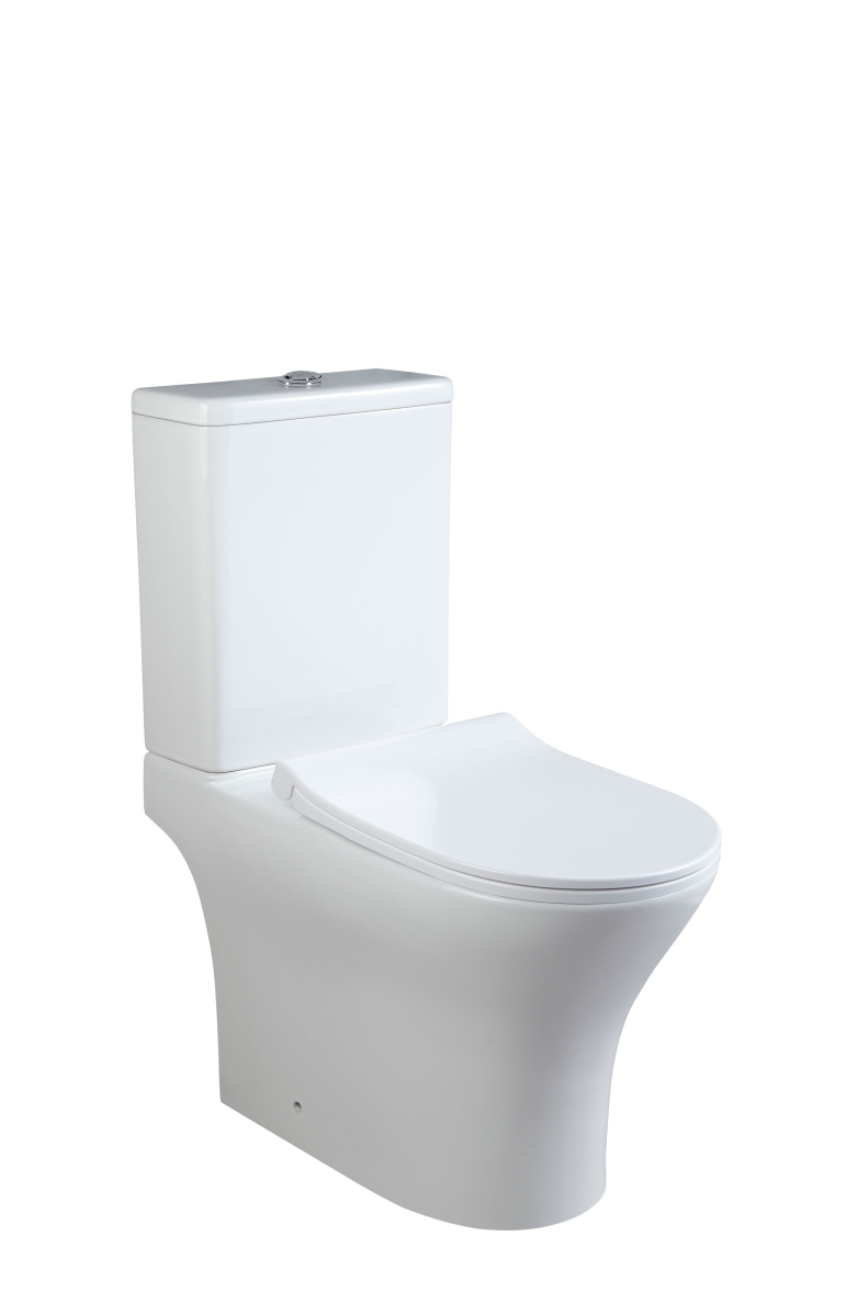 Унитаз напольный BERNINA Tornado безободковый (Китай)