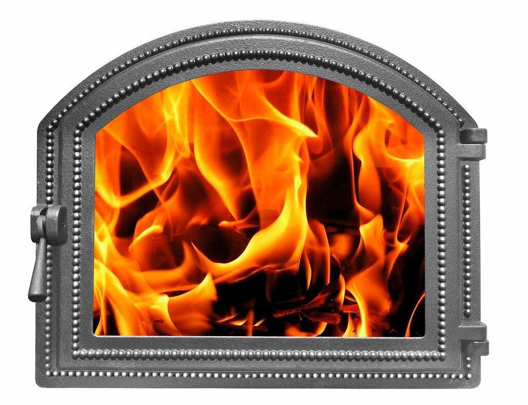 Дверка ВЕЗУВИЙ каминная 217 (Антрацит) (Россия)|купить Практик Борисов