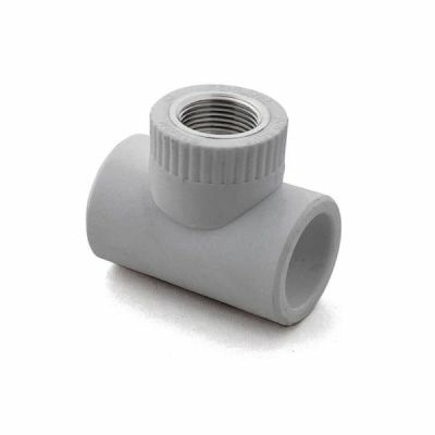 Тройник полипропиленовый комбинированный с внутр. резьбой d20х3/4"х20 (Турция)