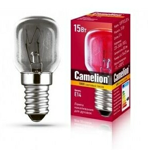 Лампа накаливания для духовок MIC Camelion 15/PT/CL/E14 (Китай) Лампа накаливания для духовок MIC Camelion 15/PT/CL/E14 (Китай)