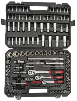 Набор инструментов 1/4, 3/8, 1/2, Red Stripe 154 шт WURTH (Сингапур) Набор инструментов 1/4, 3/8, 1/2, Red Stripe 154 шт WURTH (Сингапур)