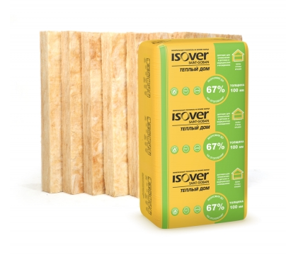 Утеплитель Vetonit Изовер Теплый Дом плиты (Россия)