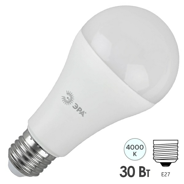 LED A65-30W-840-E27 ЭРА (Австрия)