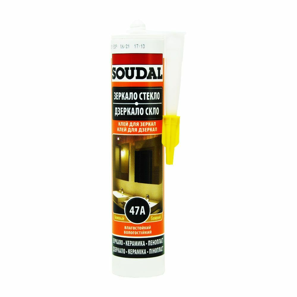 Клей для зеркал 47А Soudal 300мл (Бельгия)|купить Практик Борисов