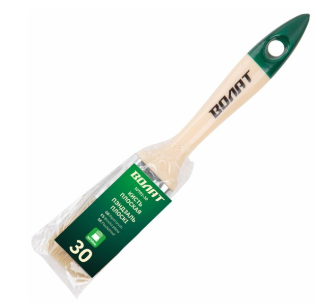 Кисть плоская натуральная щетина ВОЛАТ (Китай) в Борисове