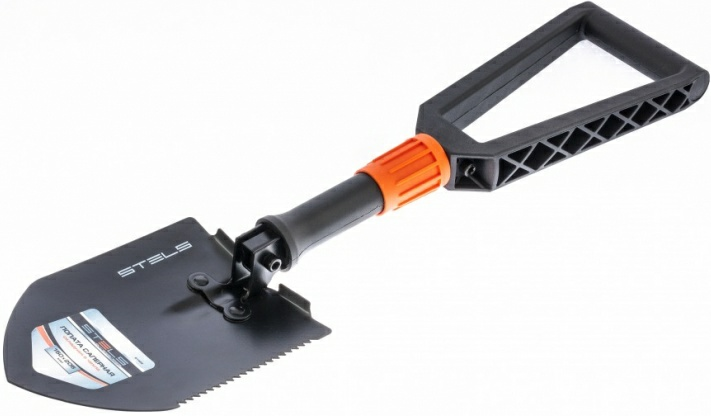 Лопата походная складная в чехле пластиковая рукоятка Stels (Китай)