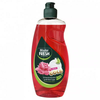 Гель-бальзам для мытья посуды Master FRESH пион 500мл. (Россия)
