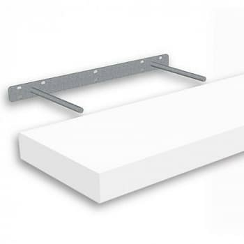 Полка бесконсольная белая (FS 80/25 BI) 80*25 см (Польша) Полка бесконсольная белая (FS 80/25 BI) 80*25 см (Польша)