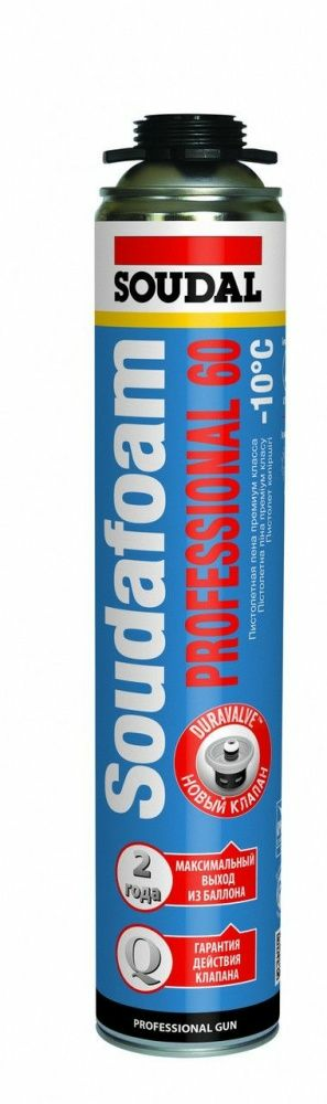 Монтажная пена пистолетная Soudal Profil Gun Winter 750мл (Бельгия)