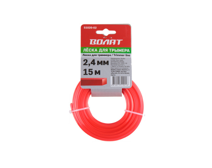 Леска ВОЛАТ 2,4мм (Китай)