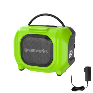 Беспроводная акустическая система аккумуляторная Greenworks GPT-MNBS 24V/220V, без АКБ и ЗУ (Китай)