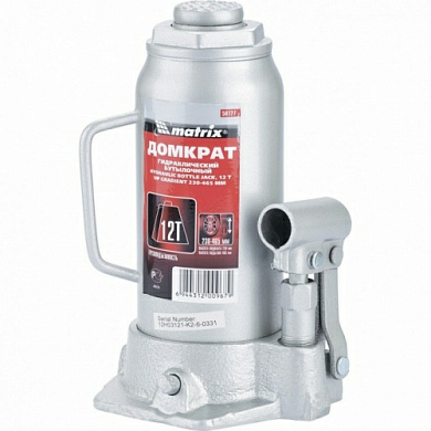 Домкрат гидравлический бутылочный Matrix Master (Китай)
