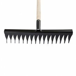 Грабли стальные 16 витых зубьев деревянный черенок Грабли стальные 16 витых зубьев деревянный черенок