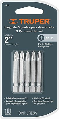 Набор бит в ассортименте 51 мм, (Россия)