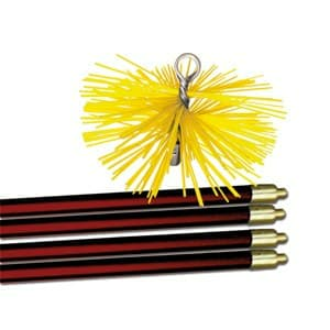 Набор для чистки дымохода GRAFF (нейлоновая щетина),5*140,200 мм (Китай)