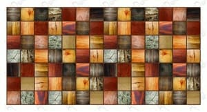 Панель ПВХ Дерево Брус мореный 955*480мм 