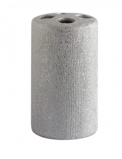 Стакан для щеток серебряный NICE 05710 (Польша)