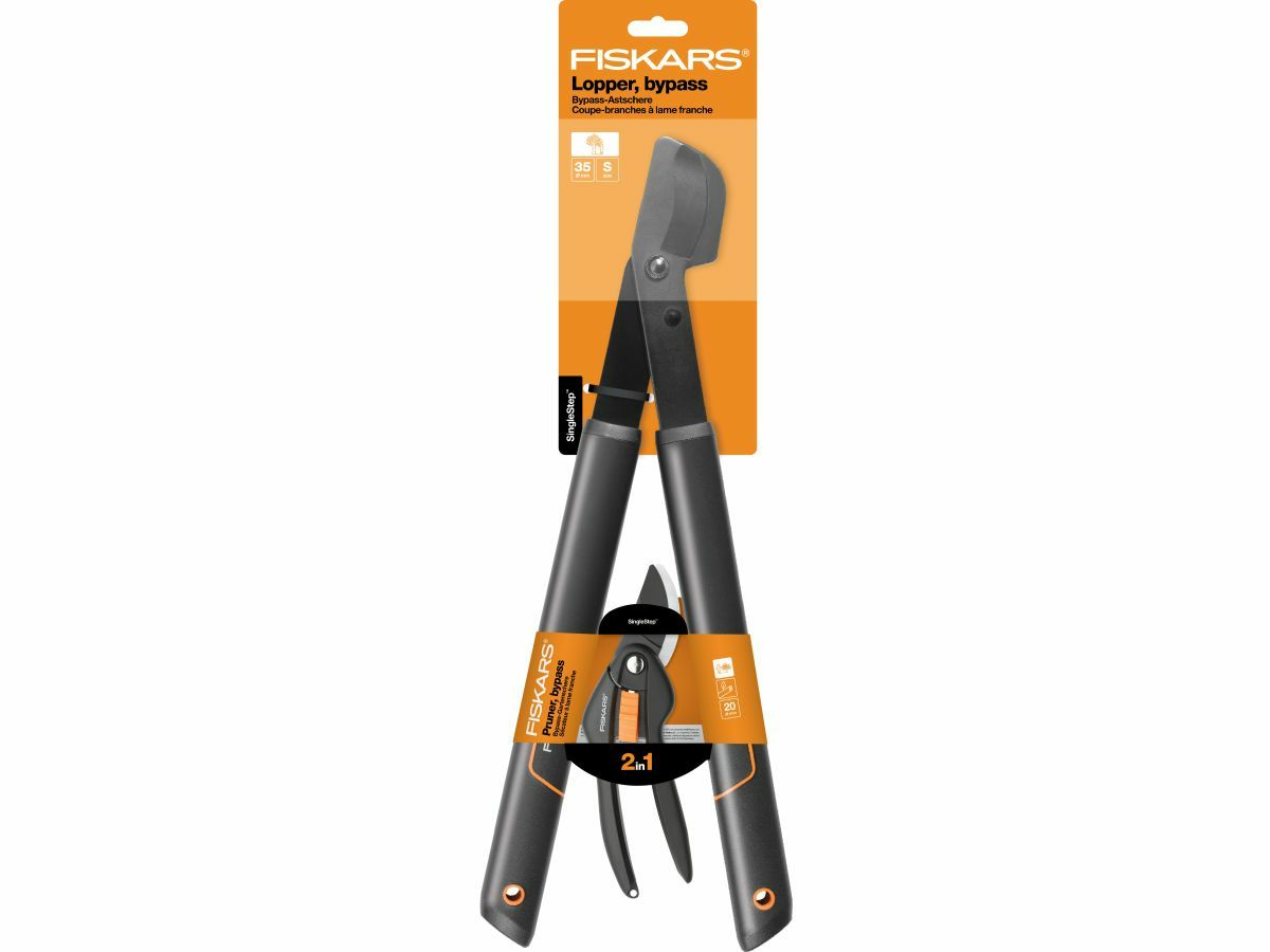 Сучкорез+секатор НАБОР L28+P26 Set (Сучкорез 1001432 + Секатор 1000567) FISKARS 1057760 NEW (Финляндия)