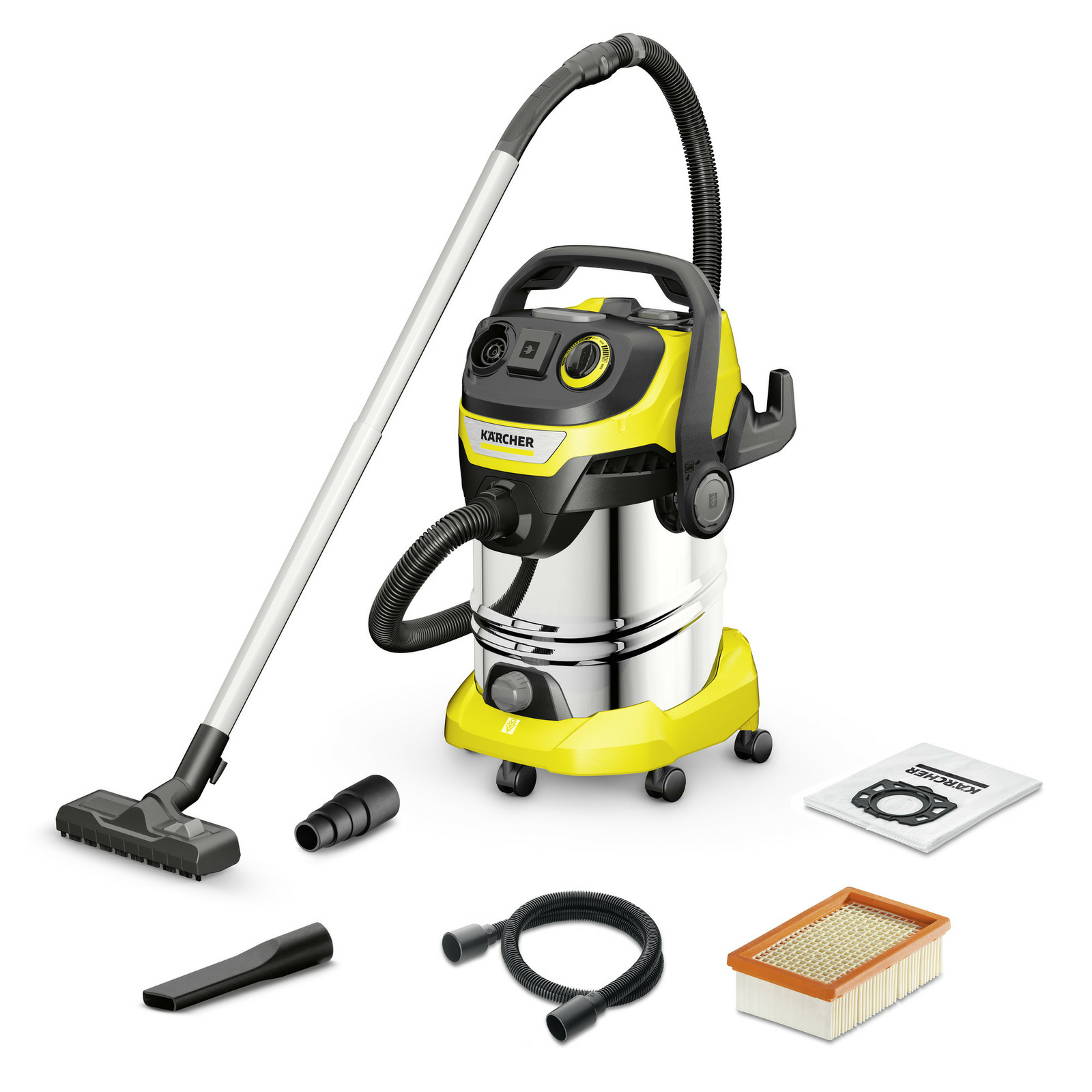 Хозяйственный пылесос для сухой и влажной уборки KARCHER WD 6 P S V-30/6/22/T (Германия)
