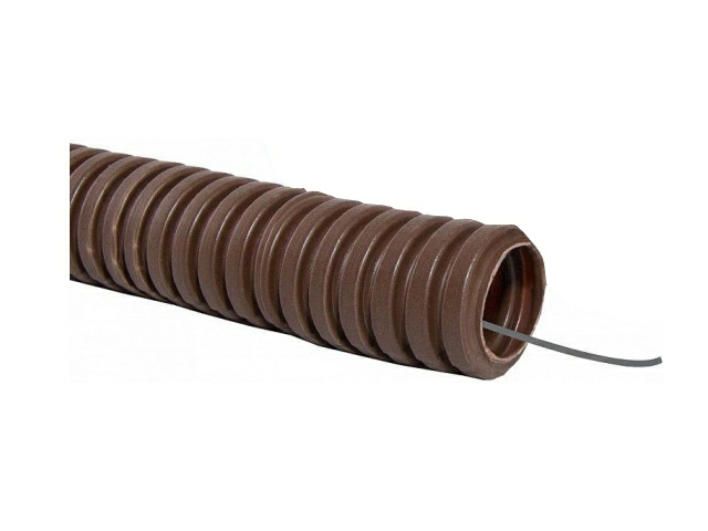 Труба гофрированная ПВХ с зондом упаковка 25м ЮПИТЕР (Китай)