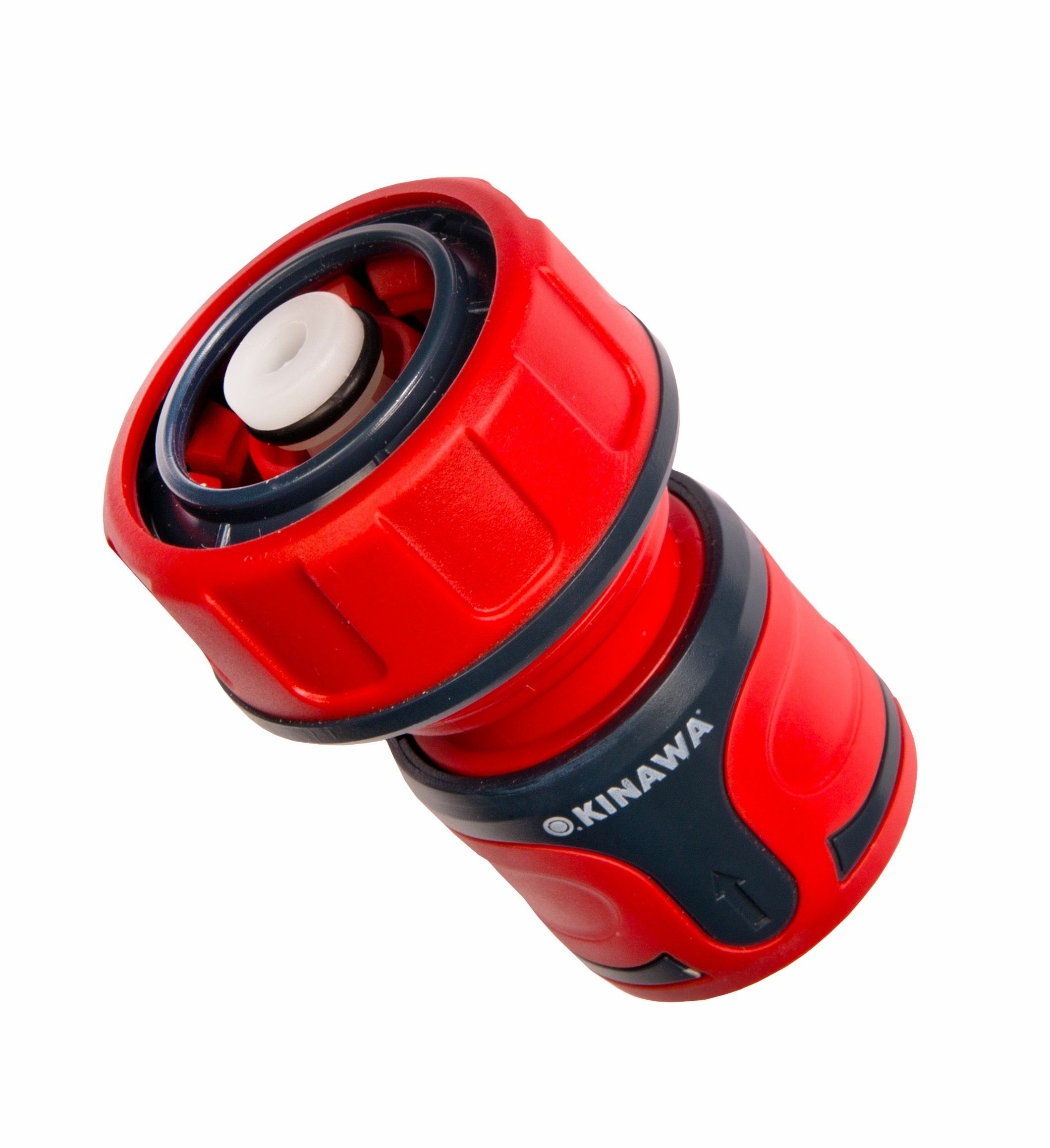 Соединитель для шланга 3/4", быстросъёмный, аквастоп 2491 OKINAWA (Китай)