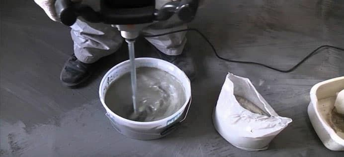 замешивание раствора замешивание раствора