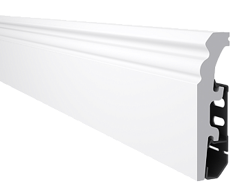 Плинтус напольный белый Arbiton VEGA P0830 (Польша) в Борисове