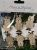 Набор украшений новогодних деревянных "Новогодние мотивы" 8 штук на прищепке (Китай)