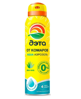 Аэрозоль от комаров ДЭТА АКВА 150 мл (Россия)